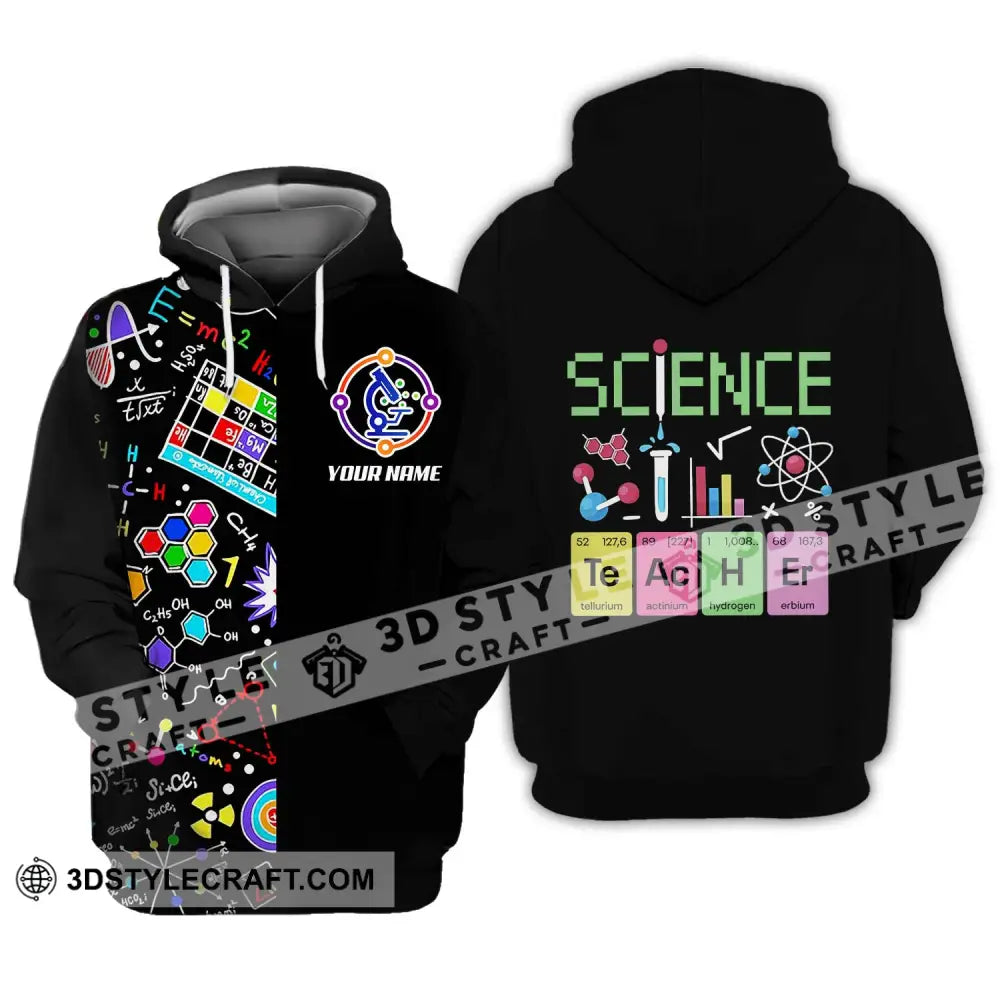 Unisex Shirt - Custom Name Science Hoodie / S T-Shirt