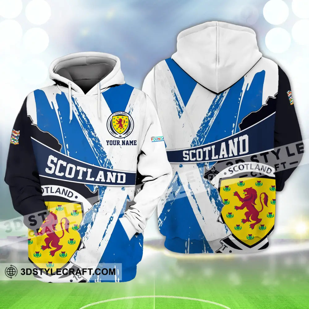 Unisex Shirt - Custom Name Scotland Est.1983 Euro 2024 Hoodie / S T-Shirt