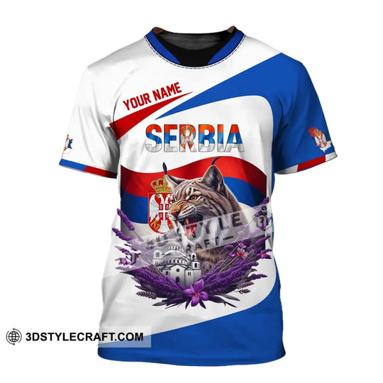 Unisex Shirt, Custom Name Serbia Shirt, Serbia Polo Long Sleeve, Serbia Gift style option 2