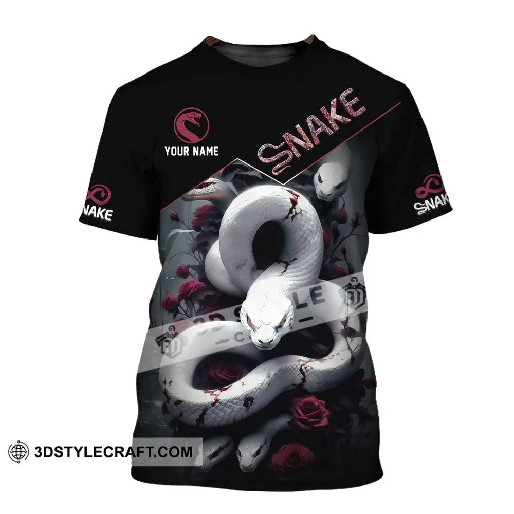 Unisex Shirt Custom Name Snake T-Shirt Hoodie Long Sleeve / S T-Shirt