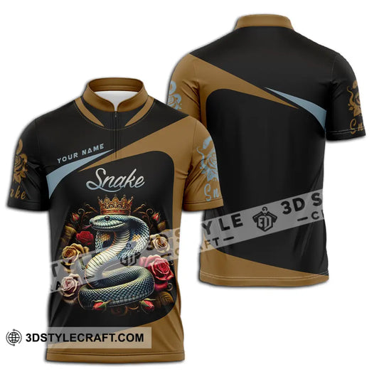 Unisex Shirt - Custom Name Shirt Snake style option 3