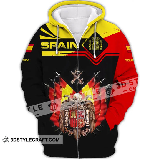 Unisex Shirt, Custom Name Spain T-Shirt, Spanish Shirt, Spain Pride, Spain Gift style option 3
