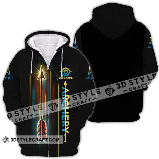Unisex Shirt - Custom Name Sport Shirt, Archery Player style option 4