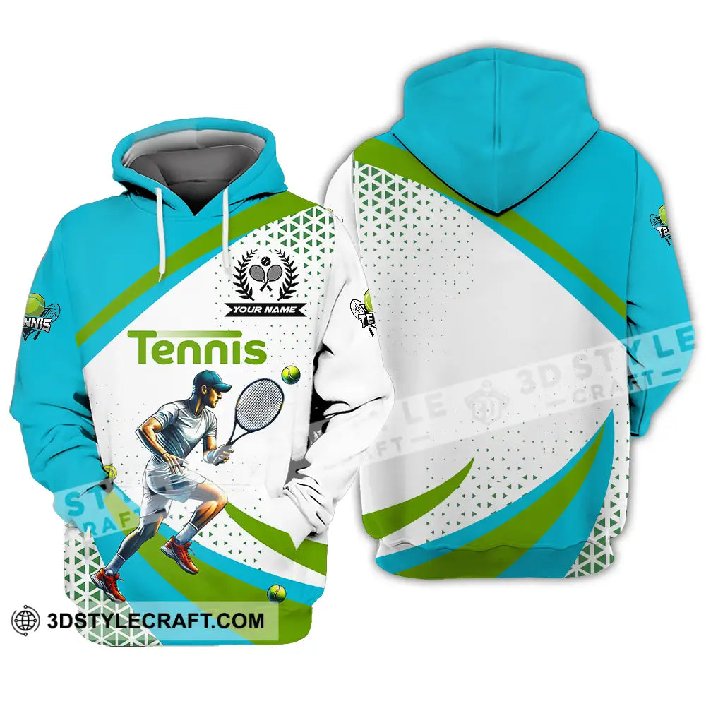 Unisex Shirt - Custom Name Sport Tennis Lover Hoodie / S T-Shirt