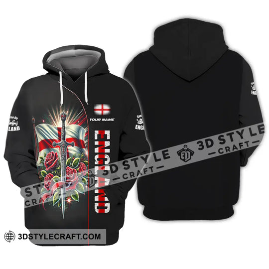 Unisex Shirt - Custom Name Sword Of England style option 4