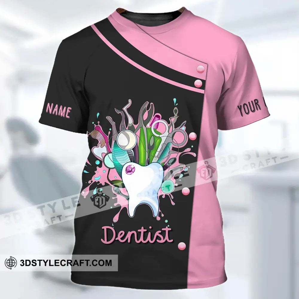 Unisex Shirt - Custom Name T-Shirt Dentist T-Shirt