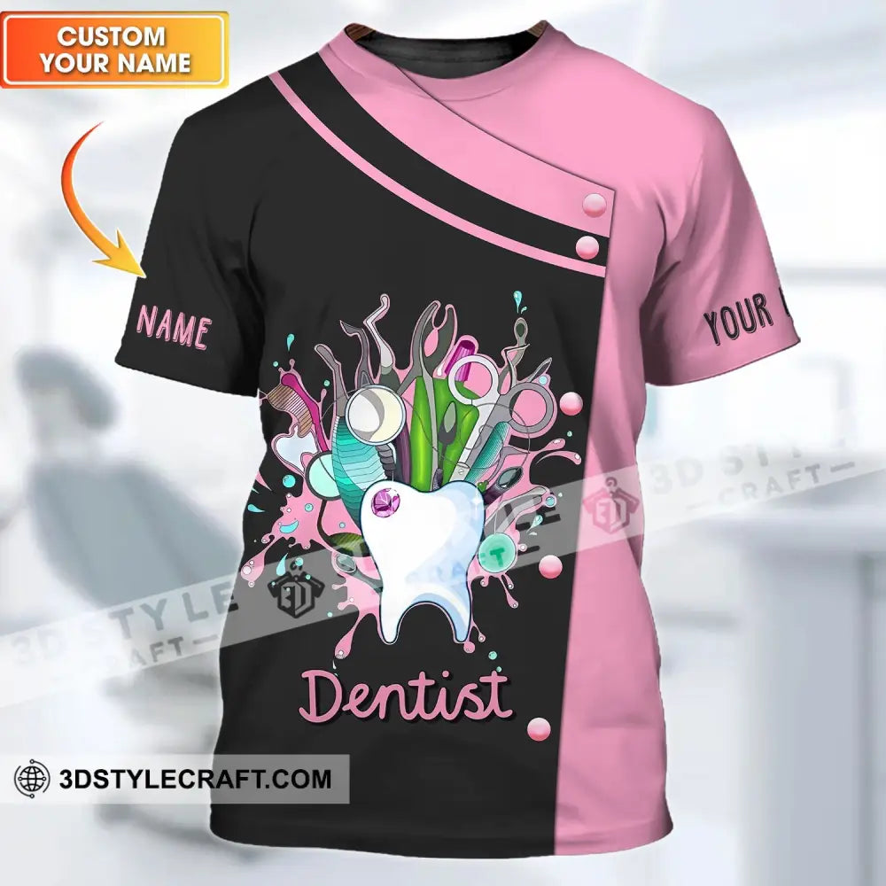 Unisex Shirt - Custom Name T-Shirt Dentist T-Shirt