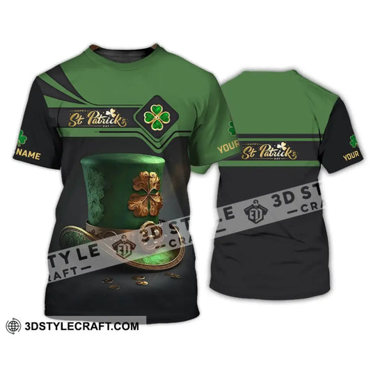 Unisex Shirt - Custom Name T-Shirt Happy St. Patrick’s Day Clothing / S T-Shirt