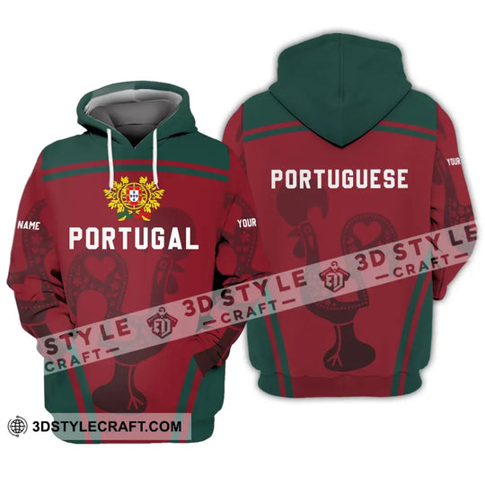Unisex Shirt - Custom Name T-Shirt, Portugal Shirt, Portugal Clothing style option 3