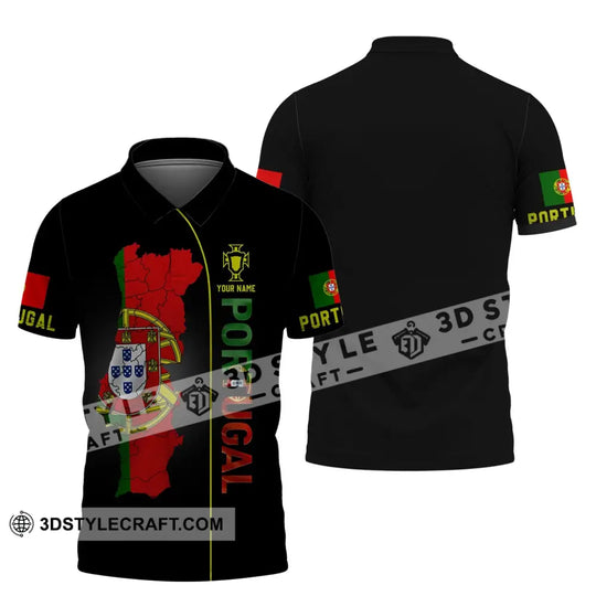 Unisex Shirt - Custom Name T-Shirt, Portugal Name Clothing style option 4