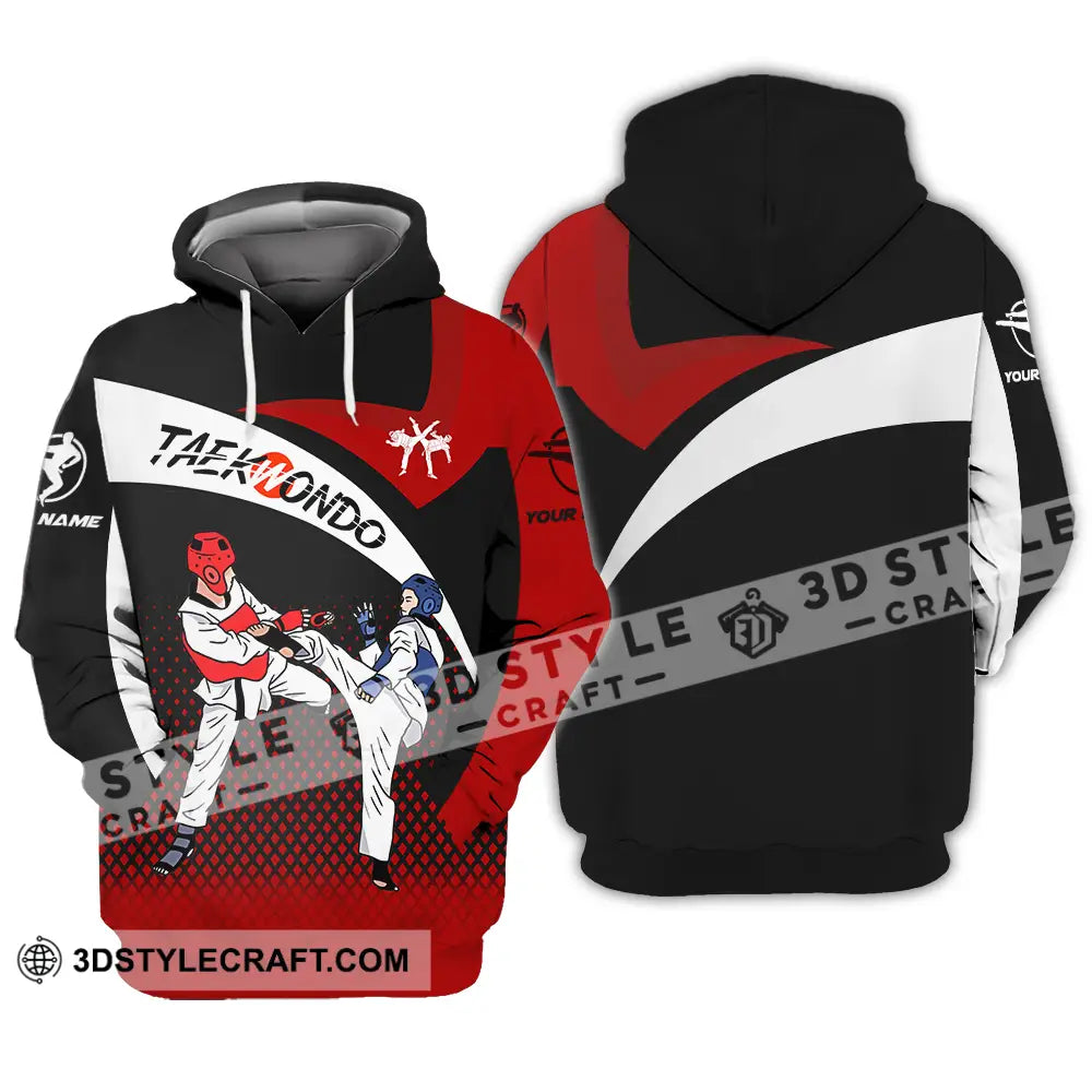 Unisex Shirt - Custom Name Taekwondo Fighters Hoodie / S T-Shirt