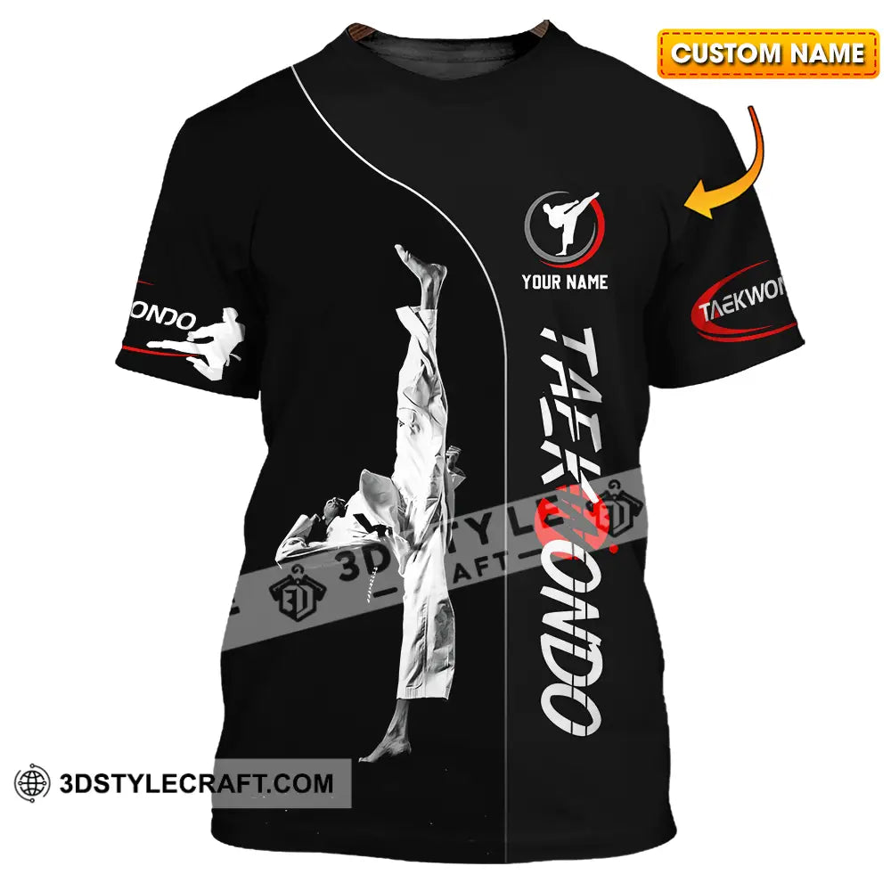 Unisex Shirt - Custom Name Taekwondo T-Shirt