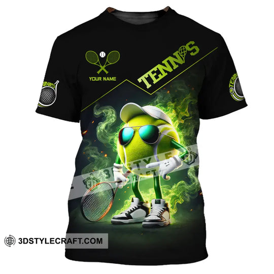 Unisex Shirt, Custom Name Tennis Shirt, Tennis Christmas Gift style option 2