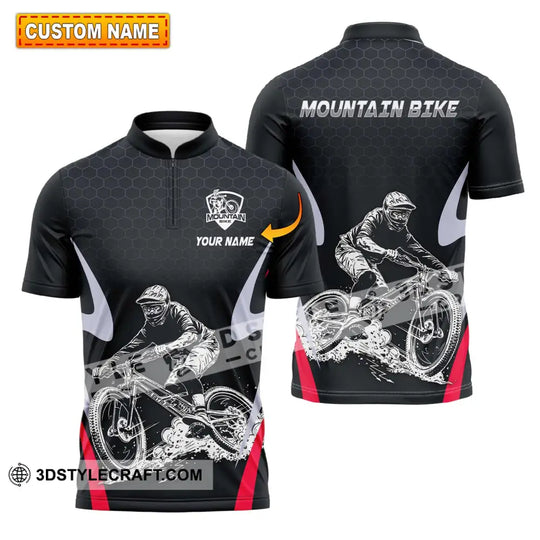 Unisex Shirt - Custom Name The Mountain Bike Player Sport Shirt style option 1