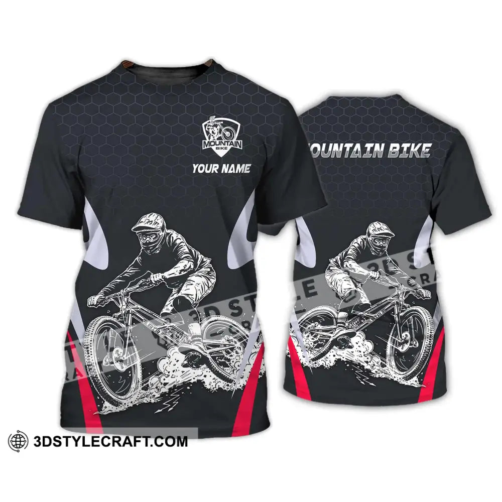 Unisex Shirt - Custom Name The Mountain Bike Player Sport T-Shirt / S T-Shirt