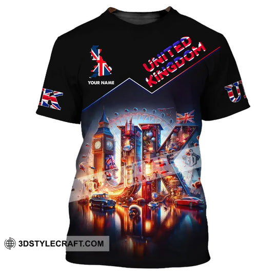 Unisex Shirt, Custom Name United Kingdom Shirt, United Kingdom Pride, UK Shirt, English Gift style option 2