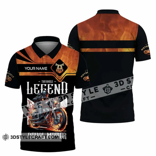 Unisex Shirt, Custom Name Vintage Motorbike Shirt, Motorbike Love T-Shirt style option 4