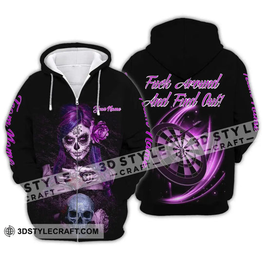 Unisex Shirt - Custom Name Witch Darts Shirt style option 2