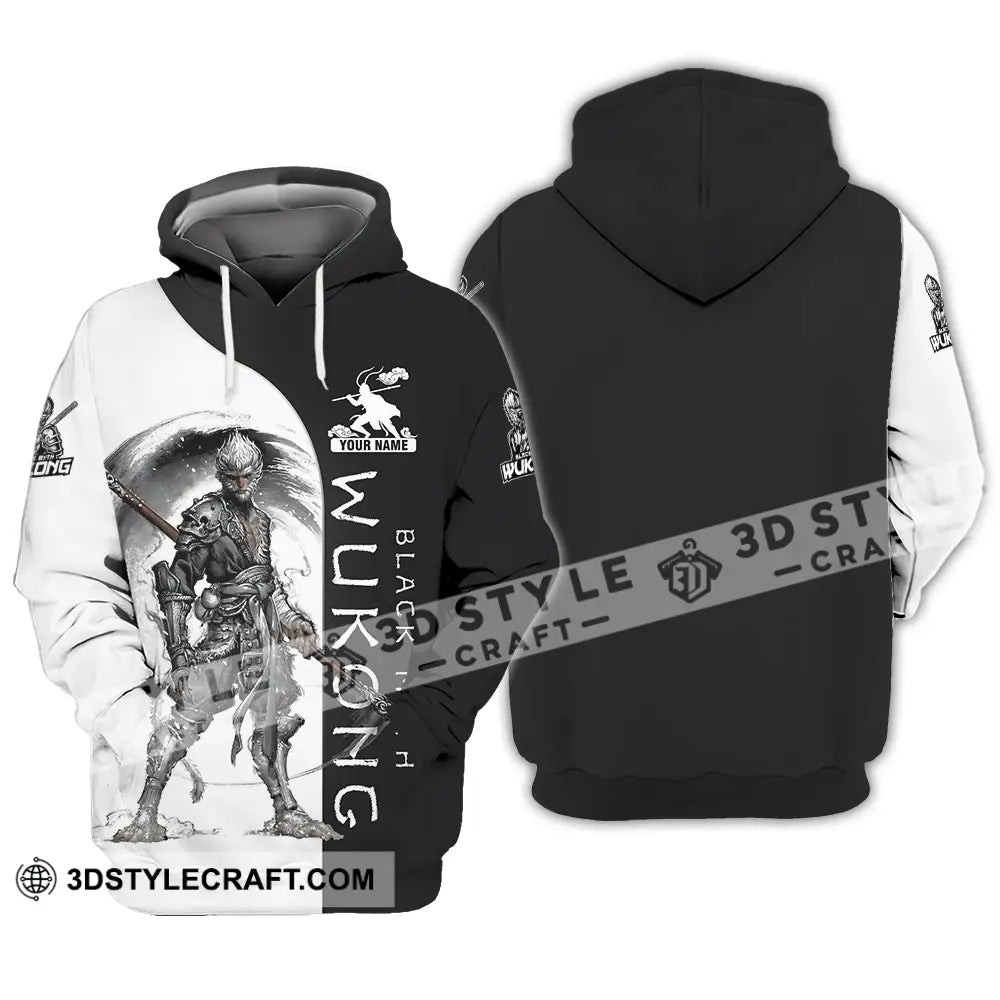 Unisex Shirt - Custom Name Wukong Black Myth Hoodie / S T-Shirt