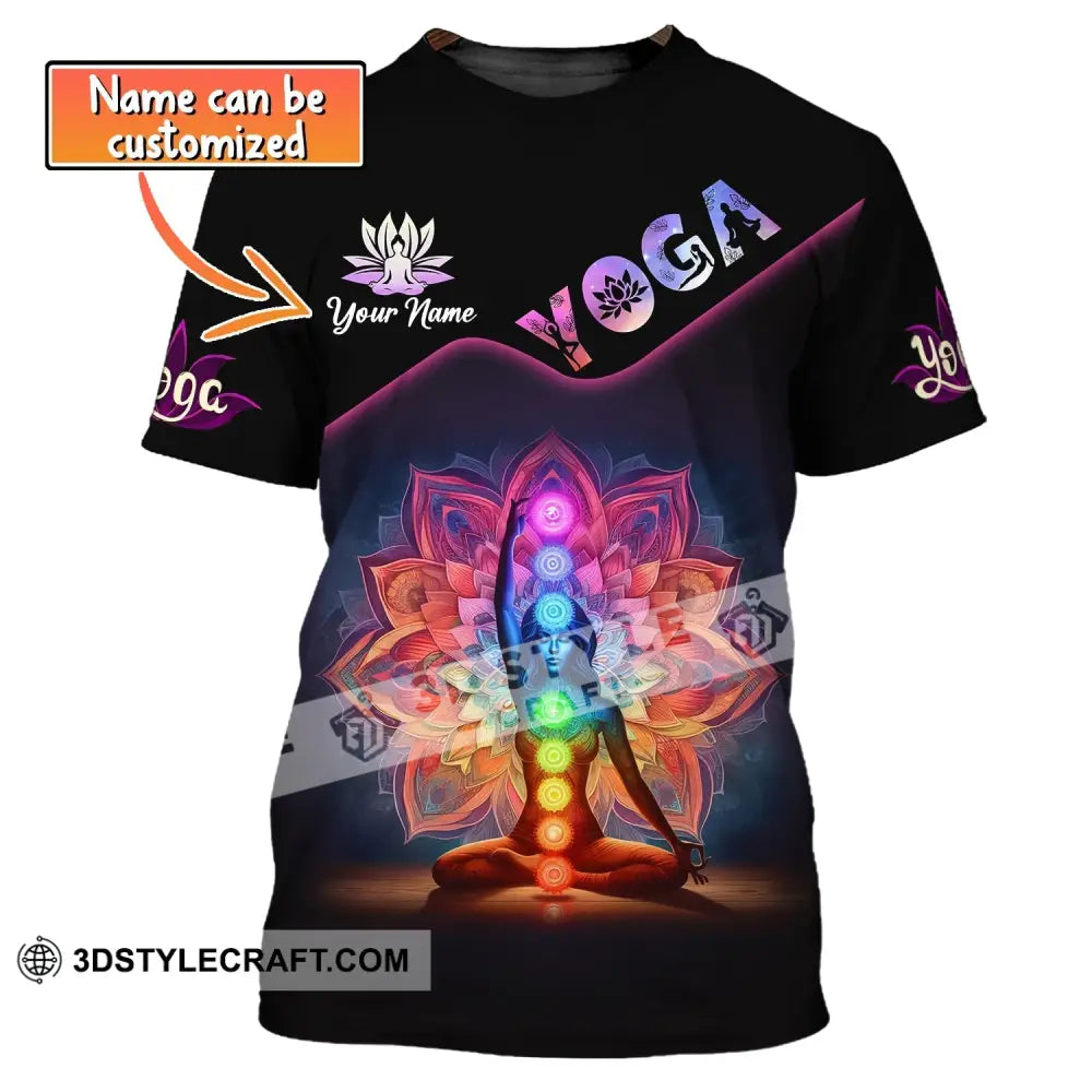 Unisex Shirt Custom Name Yoga Lover T-Shirt Gifts T-Shirt