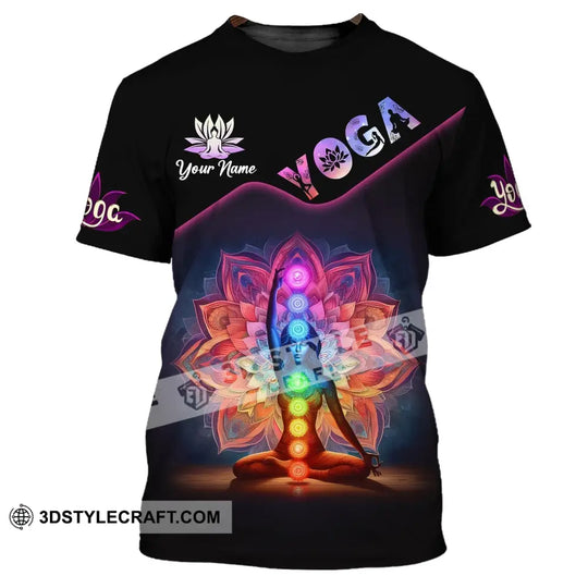 Unisex Shirt, Custom Name Yoga Shirt, Yoga Lover T-shirt, Yoga Gifts style option 2