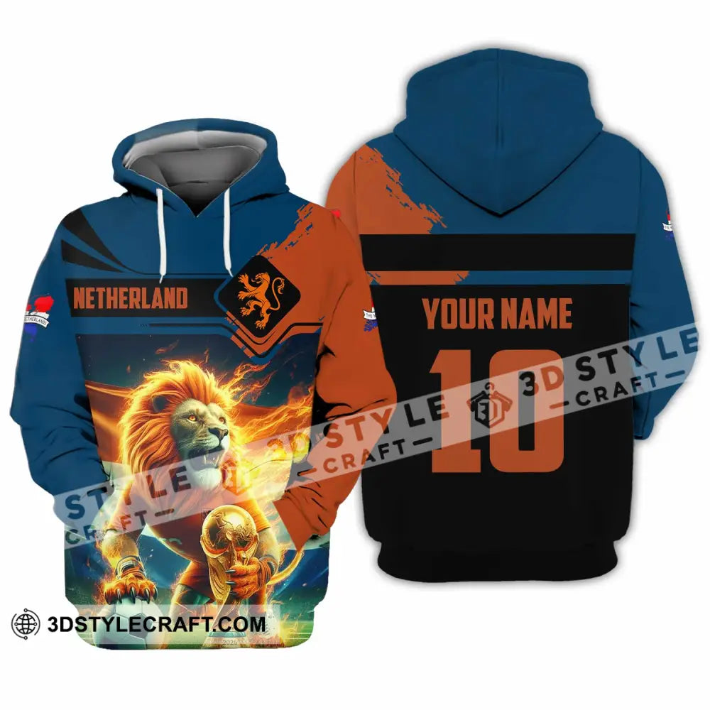 Unisex Shirt - Custom Netherlands 3D Shirt Hoodie / S T-shirt