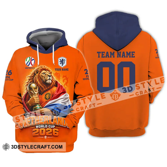 Unisex Shirt - Custom Netherlands 3D Shirt style option 3