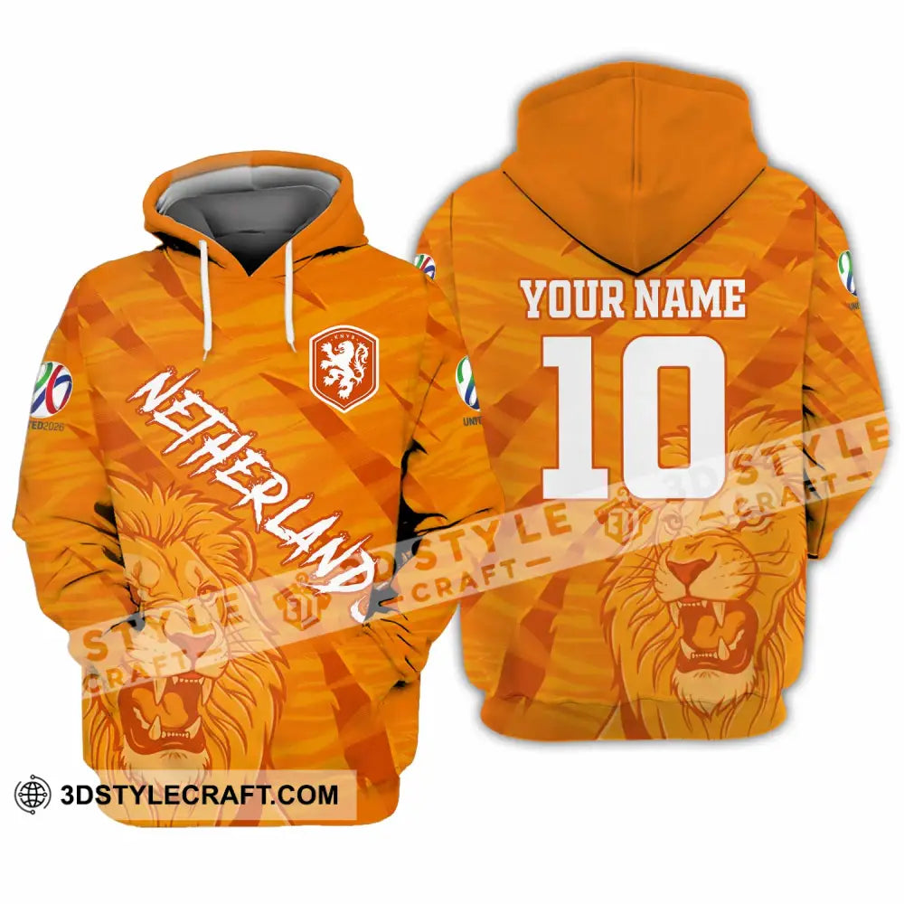 Unisex Shirt - Custom Netherlands 3D Shirt Hoodie / S T-shirt