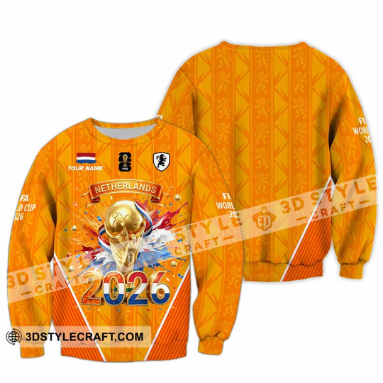 Unisex Shirt - Custom Netherlands 3D Shirt style option 3