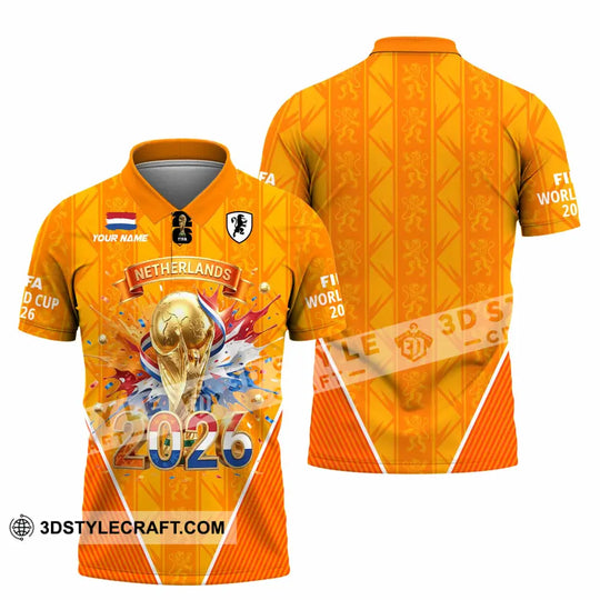 Unisex Shirt - Custom Netherlands 3D Shirt style option 2