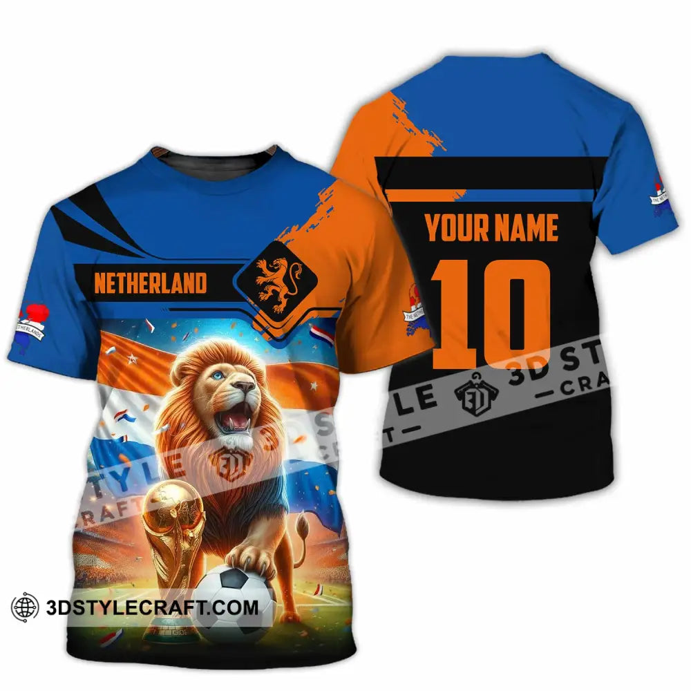 Unisex Shirt - Custom Netherlands 3D Shirt T-Shirt / S T-shirt