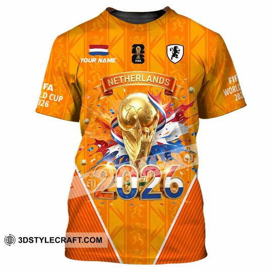 Unisex Shirt - Custom Netherlands 3D Shirt style option 4