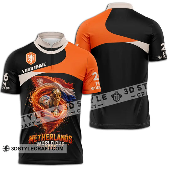 Unisex Shirt - Custom Netherlands 3D Shirt style option 2