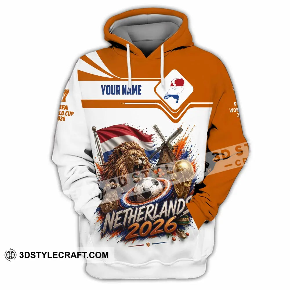 Unisex Shirt - Custom Netherlands World Cup 2026 Shirt - Hoodie / S - T-shirt