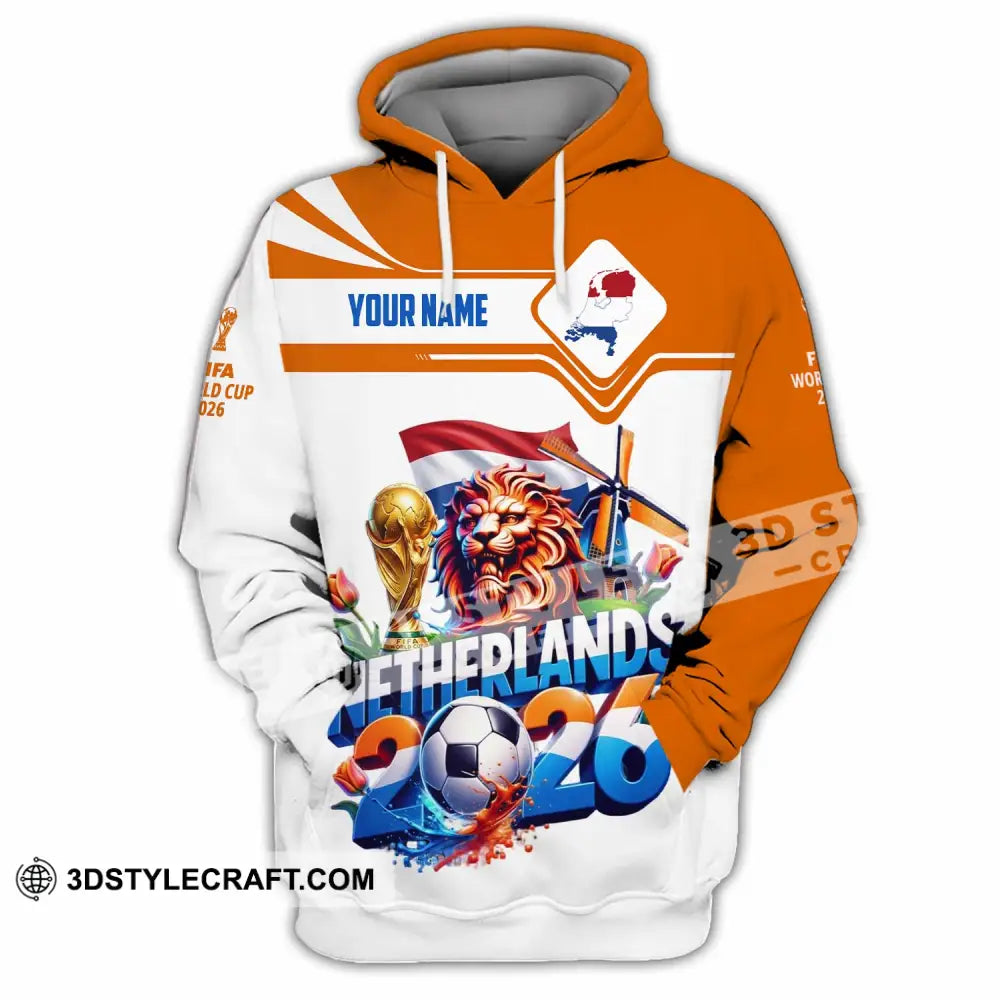 Unisex Shirt - Custom Netherlands World Cup 2026 Shirt - Hoodie / S - T-shirt