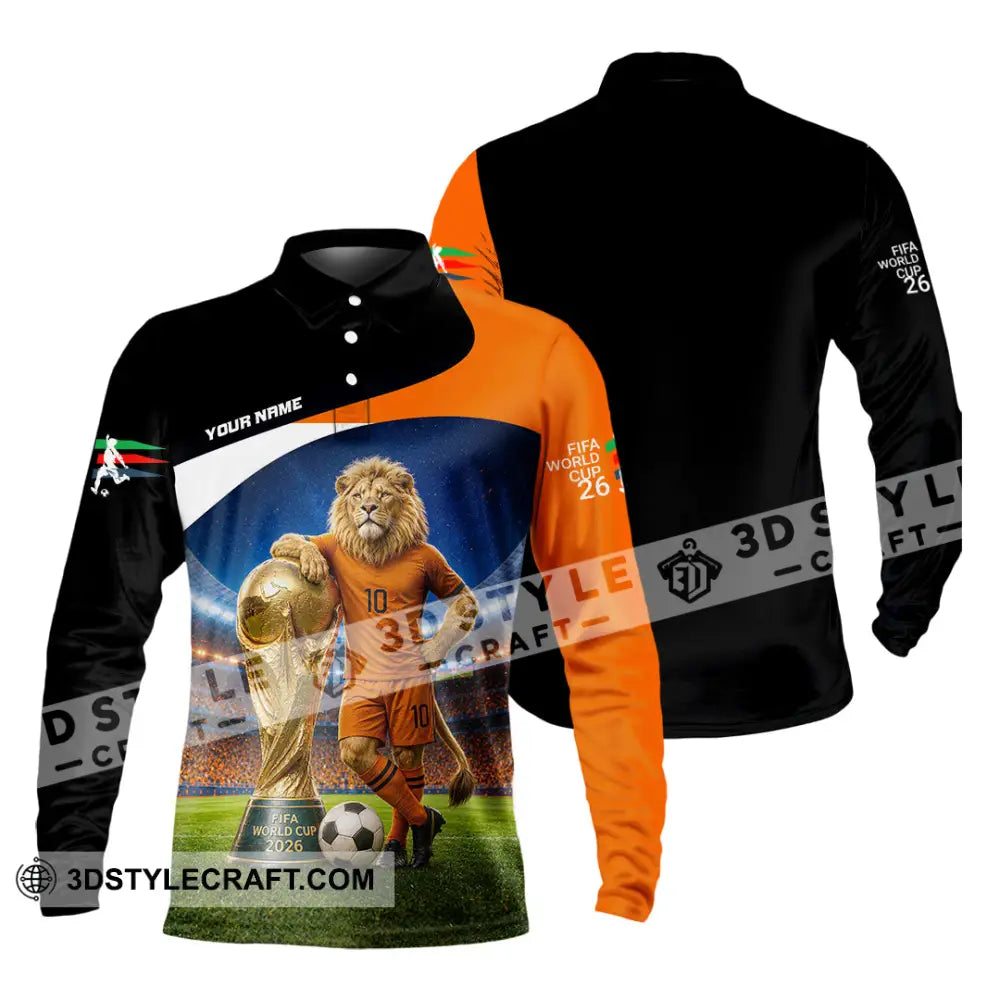 Unisex Shirt - Custom Netherlands World Cup 2026 Shirt - Long Sleeve Polo / S - T-shirt