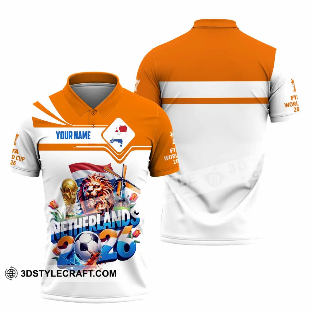 Unisex Shirt - Custom Netherlands World Cup 2026 Shirt - Polo Shirt / S - T-shirt