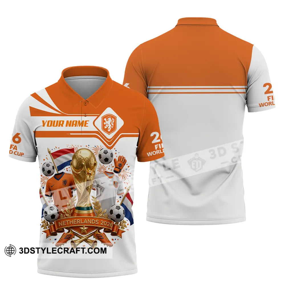 Unisex Shirt - Custom Netherlands World Cup 2026 Shirt - Polo Shirt / S - T-shirt