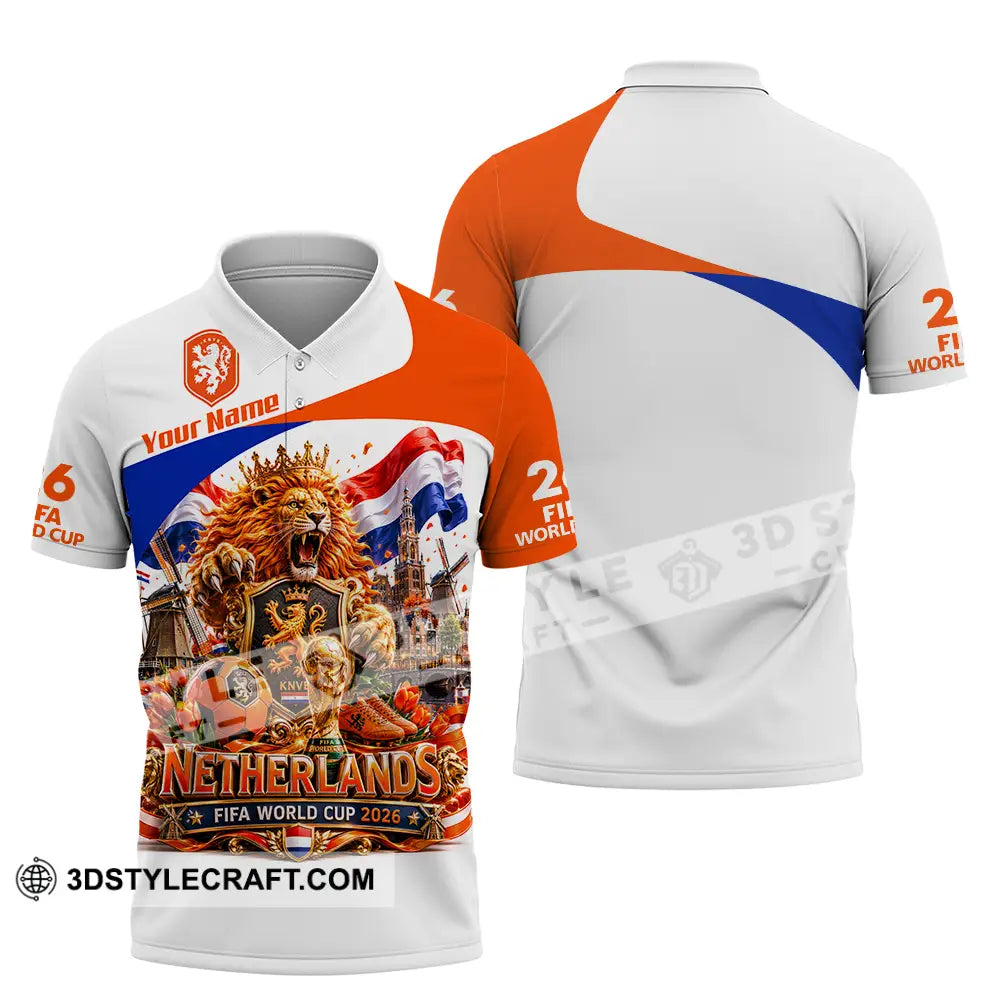 Unisex Shirt - Custom Netherlands World Cup 2026 Shirt - Polo Shirt / S - T-shirt