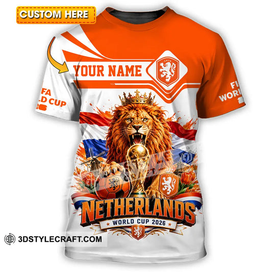 Unisex Shirt - Custom Netherlands World Cup 2026 Shirt - T-shirt