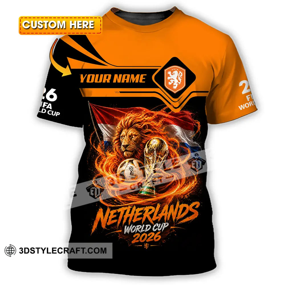 Unisex Shirt - Custom Netherlands World Cup 2026 Shirt - T-shirt