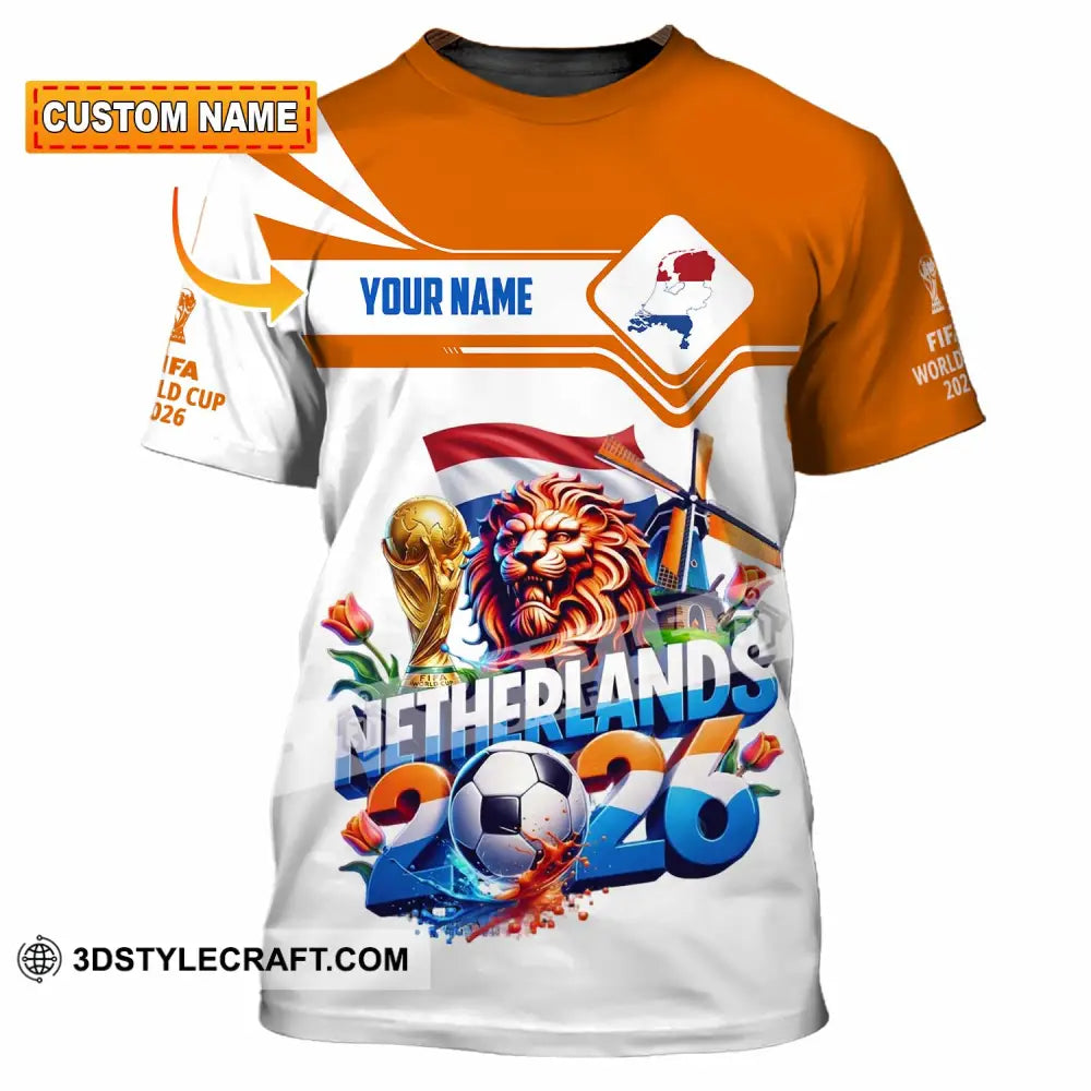 Unisex Shirt - Custom Netherlands World Cup 2026 Shirt - T-shirt