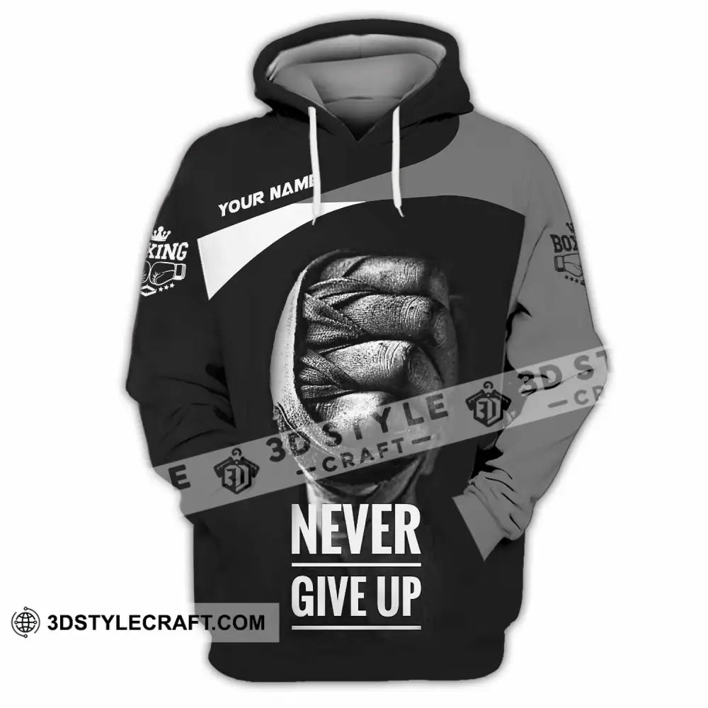 Unisex Shirt - Custom Never Give Up Shirt Hoodie / S T-shirt