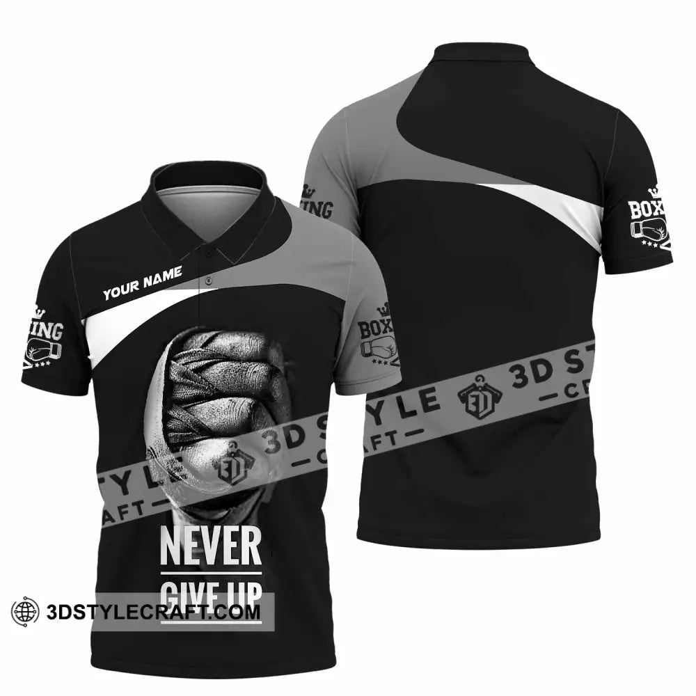 Unisex Shirt - Custom Never Give Up Shirt Polo Shirt / S T-shirt