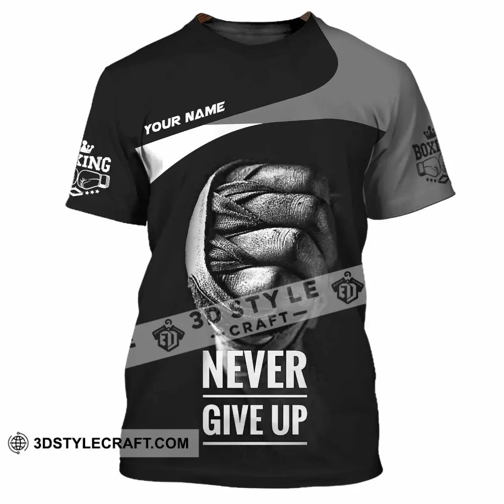 Unisex Shirt - Custom Never Give Up Shirt T-Shirt / S T-shirt