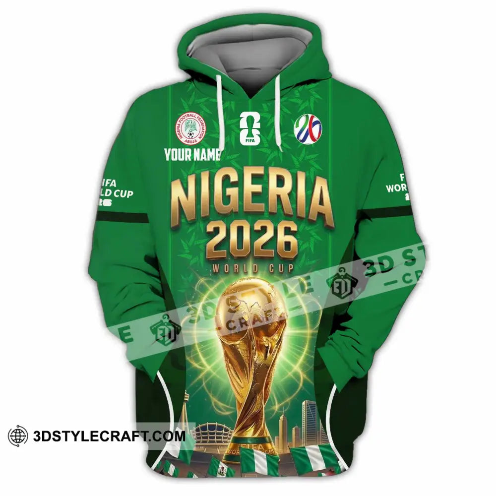 Unisex Shirt - Custom Nigeria World Cup 2026 Shirt - Hoodie / S - T-shirt