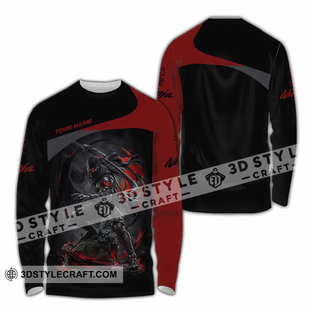 Unisex Shirt - Custom Ninja Shirt - Long Sleeve Shirt / S - T-shirt