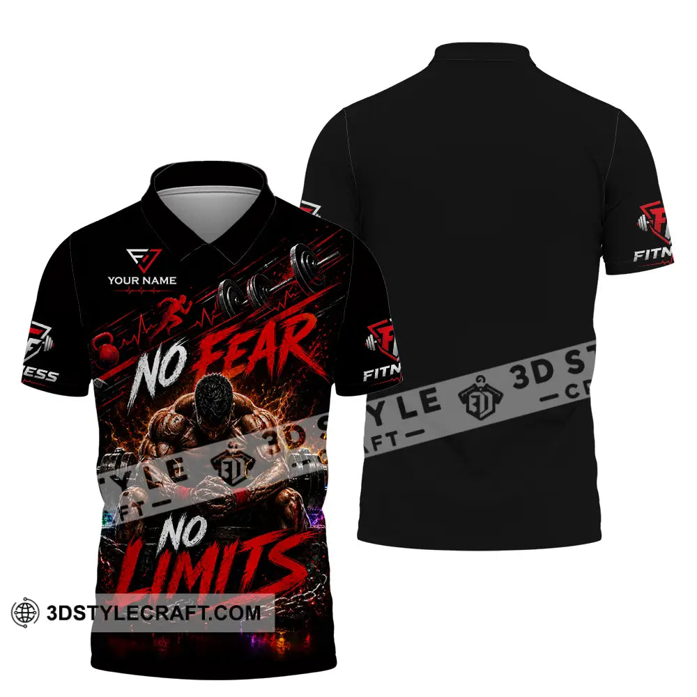 Unisex Shirt - Custom No Fear No Limits Shirt - Polo Shirt / S - T-shirt
