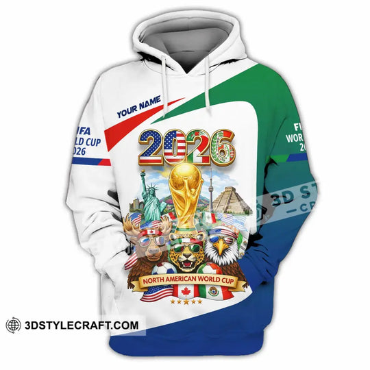 Unisex Shirt - Custom North American FIFA 3D Shirt style option 3