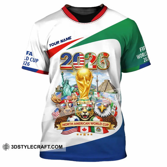 Unisex Shirt - Custom North American FIFA 3D Shirt style option 2